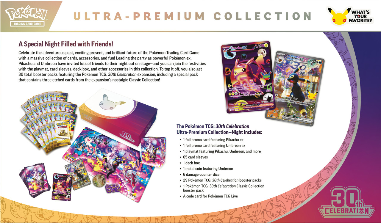 Pokemon TCG 30th Celebration Ultra-Premium Day/Night Collection