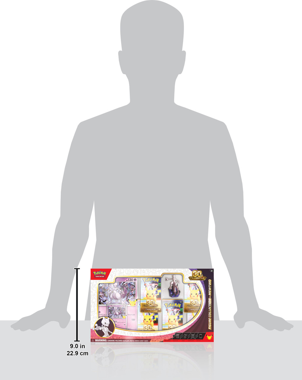 Pokemon TCG 30th Celebration Figure Collection Mew /Mewtwo