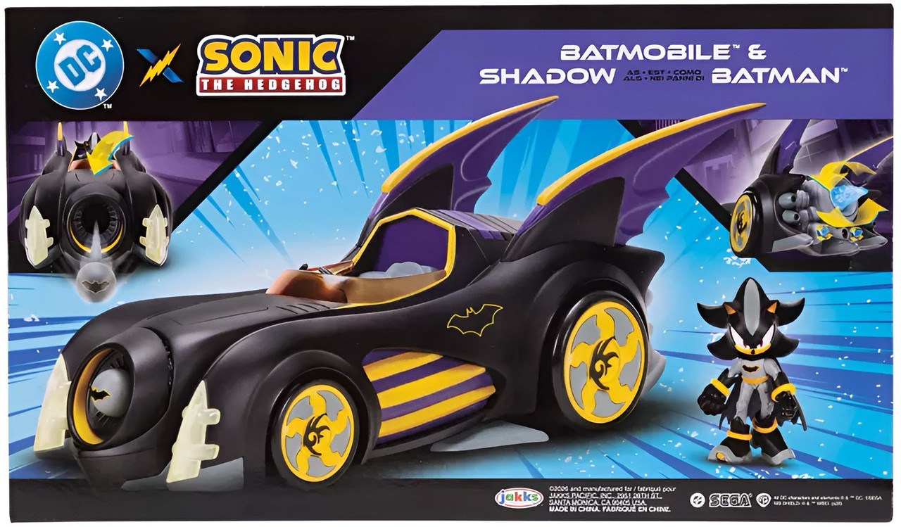 DC x Sonic the Hedgehog Batmobile