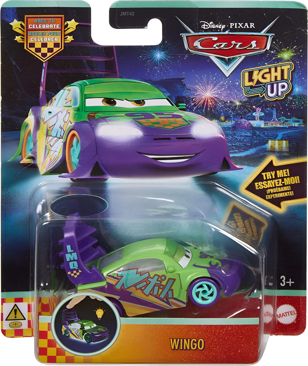 Disney Pixar Cars 1:55 Scale Light Up Vehicle