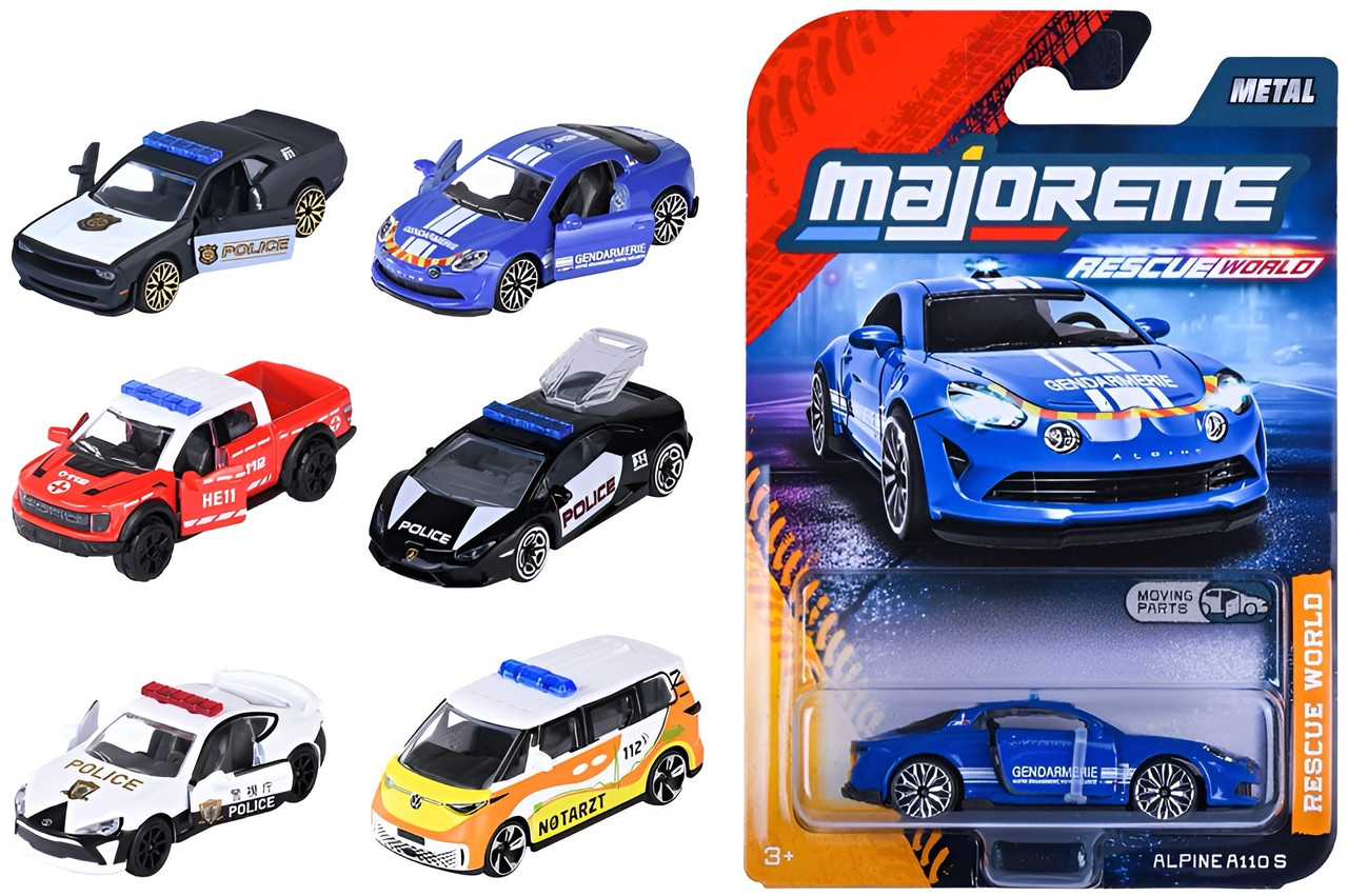 Majorette - 1:64 Rescue World Premium Cars