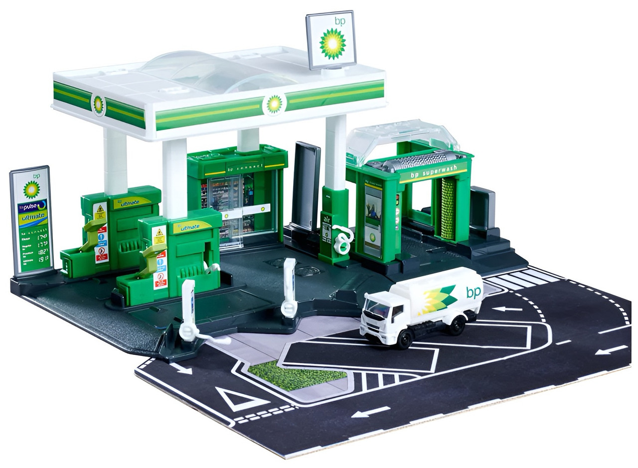 Majorette - Petrol Station BP with Tank Truck