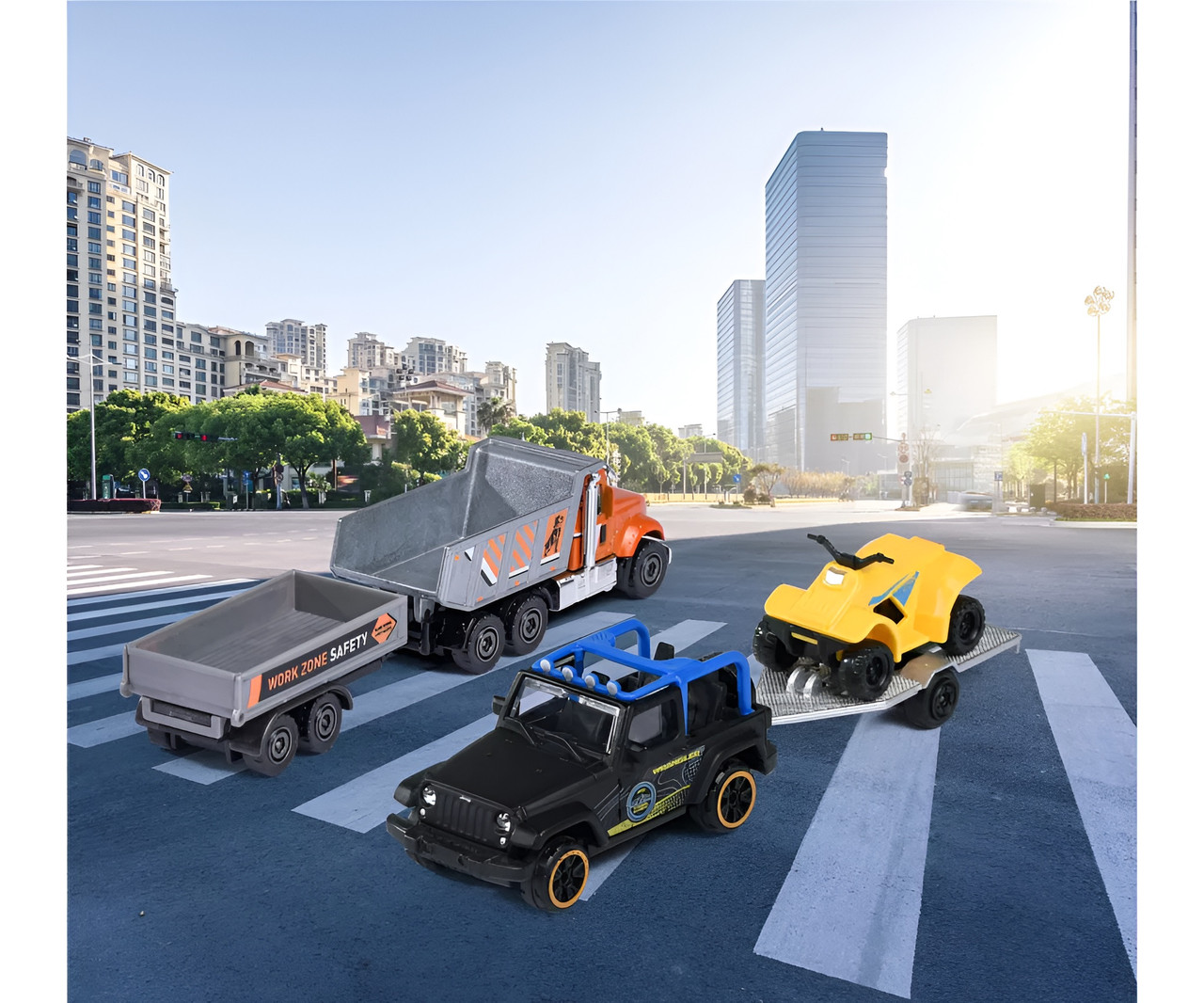 Majorette - 1:64 City Trailer