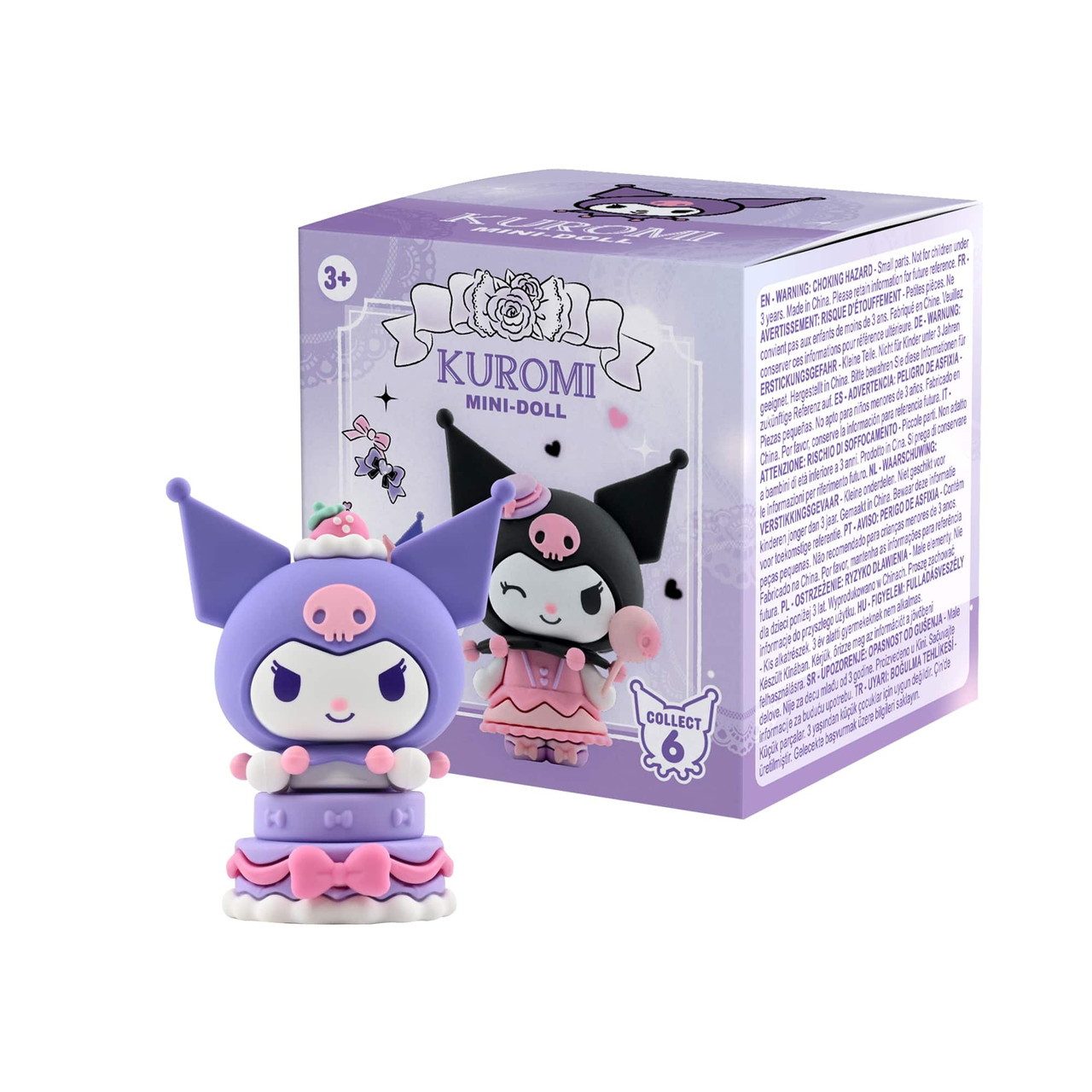 Yume Hello Kitty And Friends Mini-Doll Kuromi 5cm