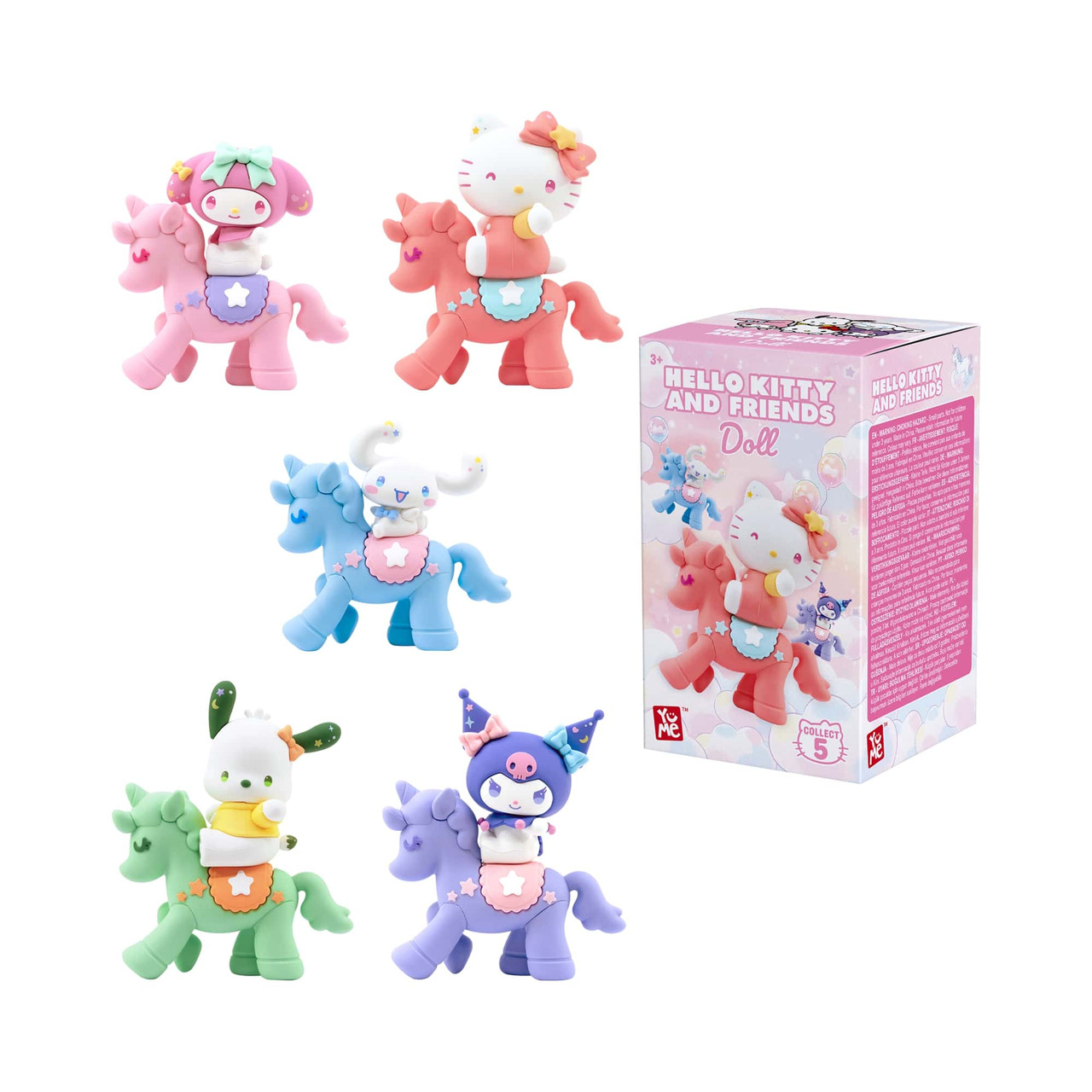 Yume Hello Kitty And Friends Doll Unicorn Series 7cm