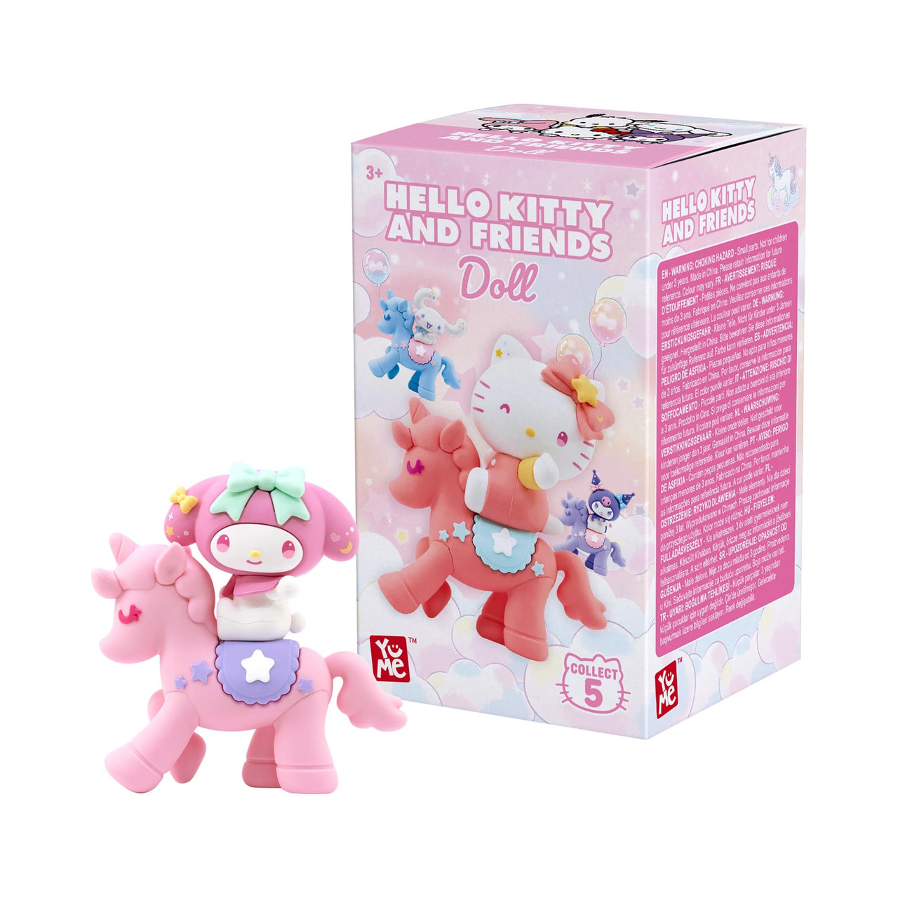 Yume Hello Kitty And Friends Doll Unicorn Series 7cm