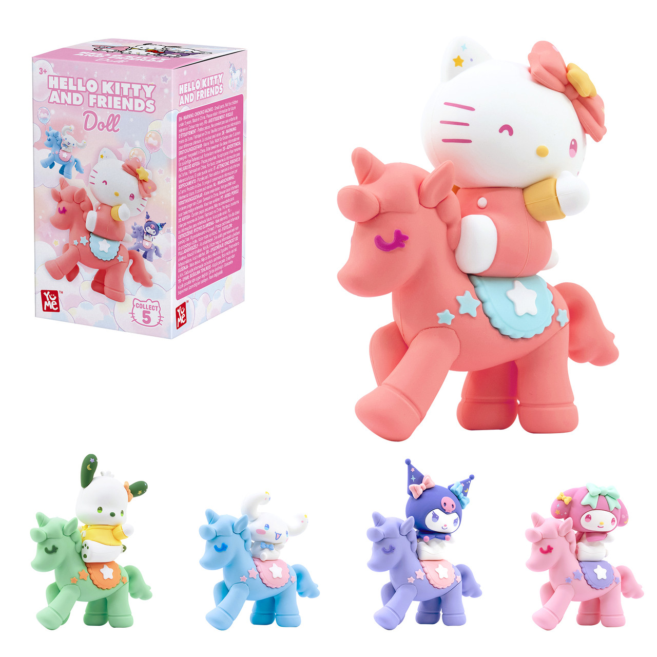 Yume Hello Kitty And Friends Doll Unicorn Series 7cm