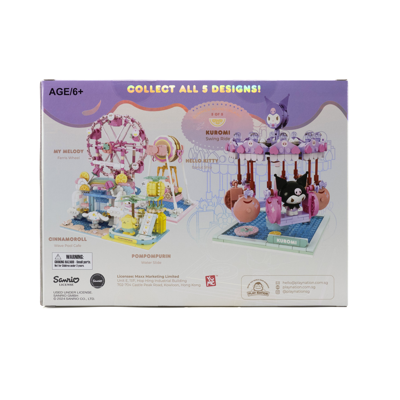 Yume Summer Wunderland Blocks- Kuromi Swing Ride 