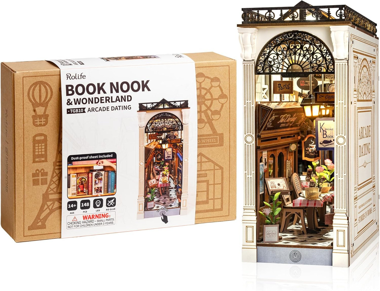 Rolife DIY Book Nook Kit - Arcade Dating
