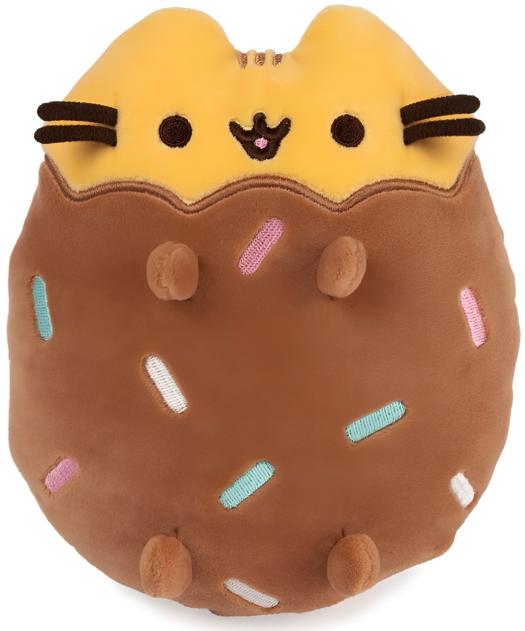 Pusheen Chocolate Dipped Cookie Rainbow Sprinkles