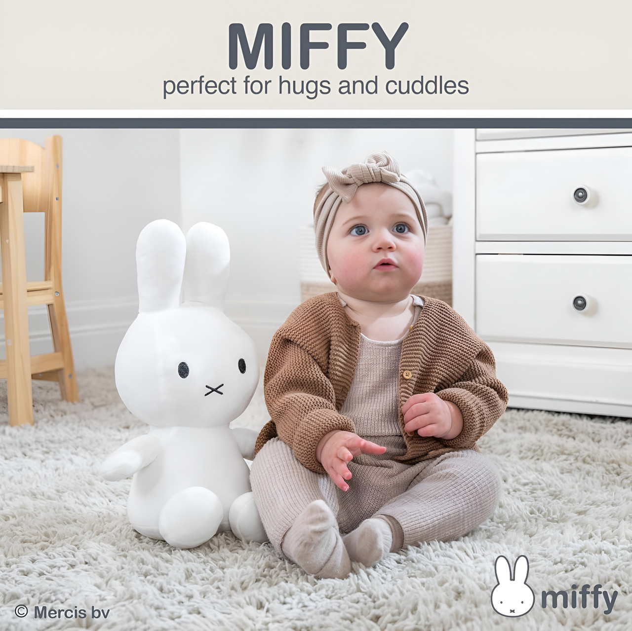 Miffy White Large 38cm