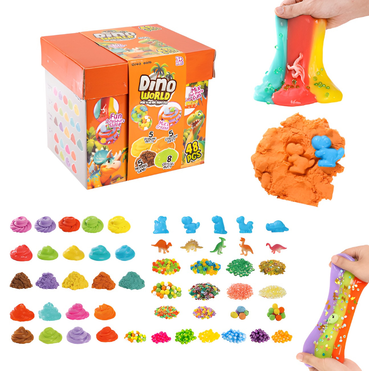 Slime Factory - Dino World Jumbo Box Set