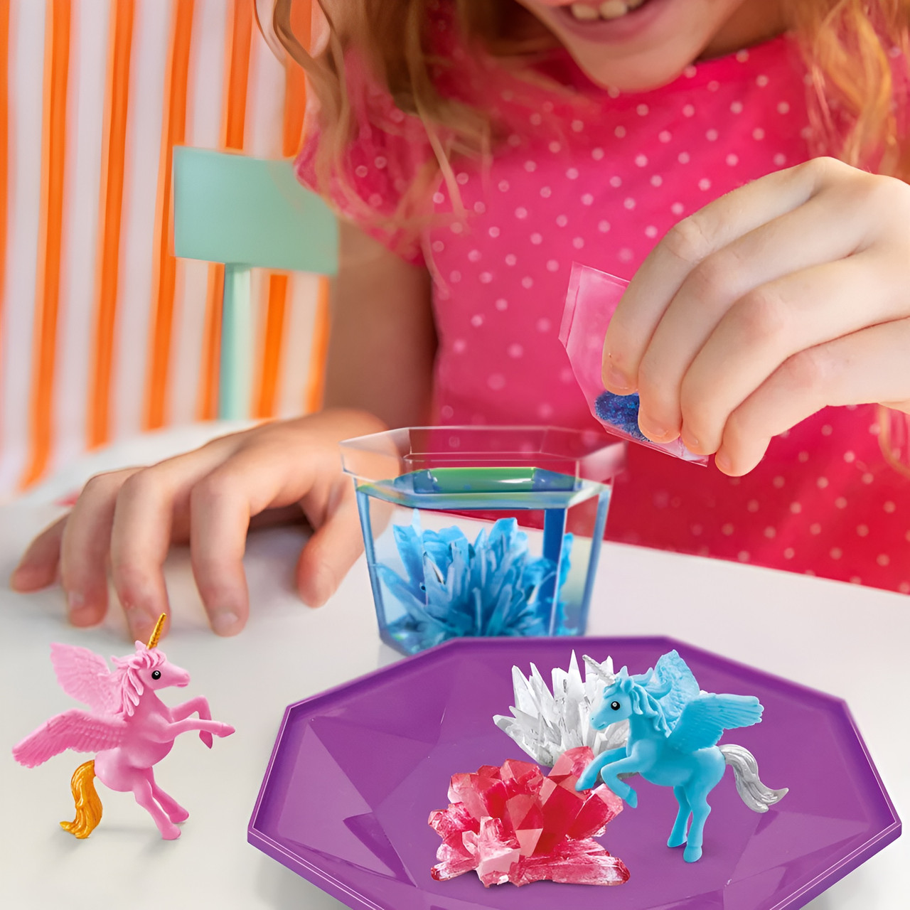 4M Crystal Growing - Magical Unicorn Crystal Terrarium