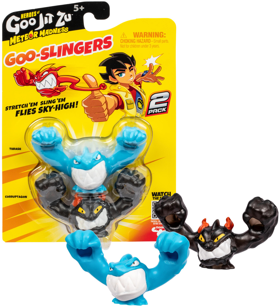 Heroes of Goo Jit Zu Meteor Madness 2 Pack Goo Slingers