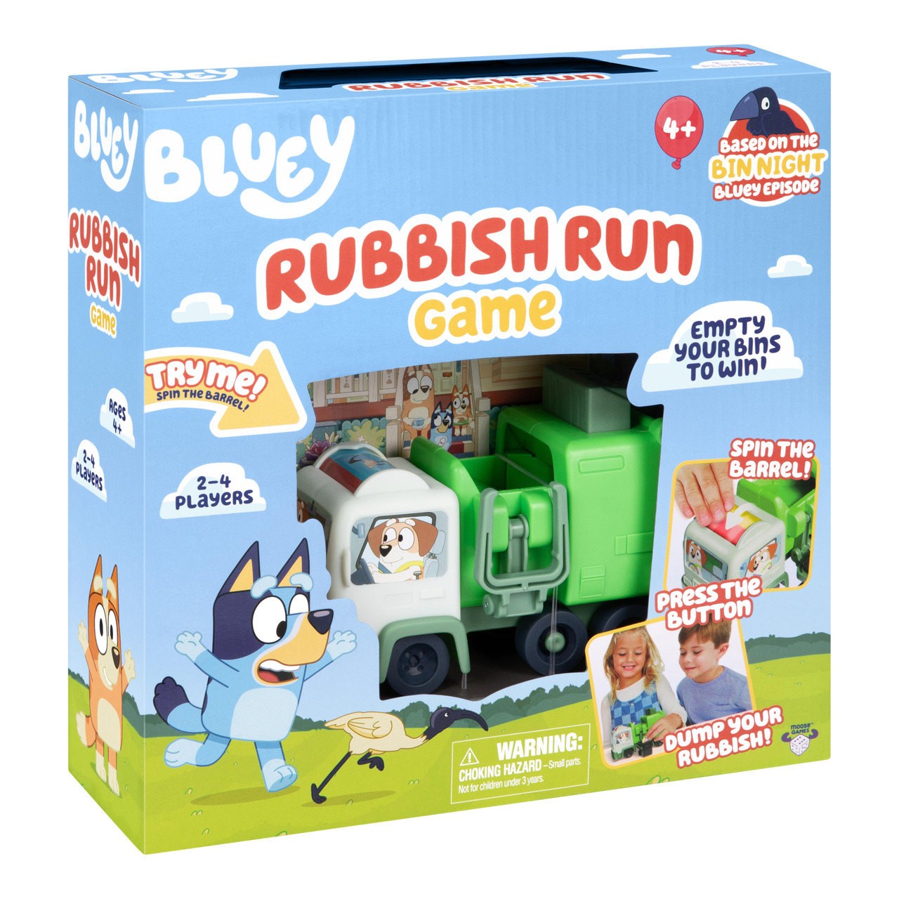 Bluey Rubbish Run Game