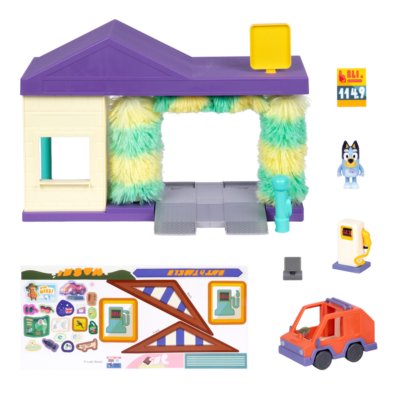 Bluey's Car Wash Playset