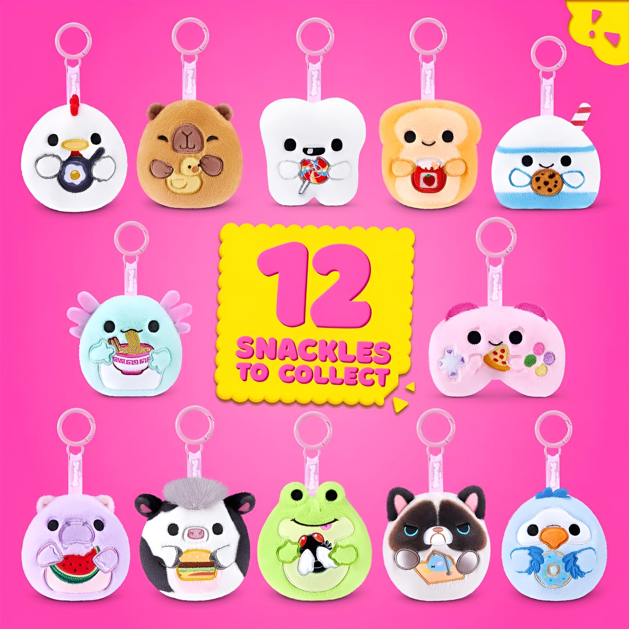 ZURU Snackles Keychains Capsule Series 1