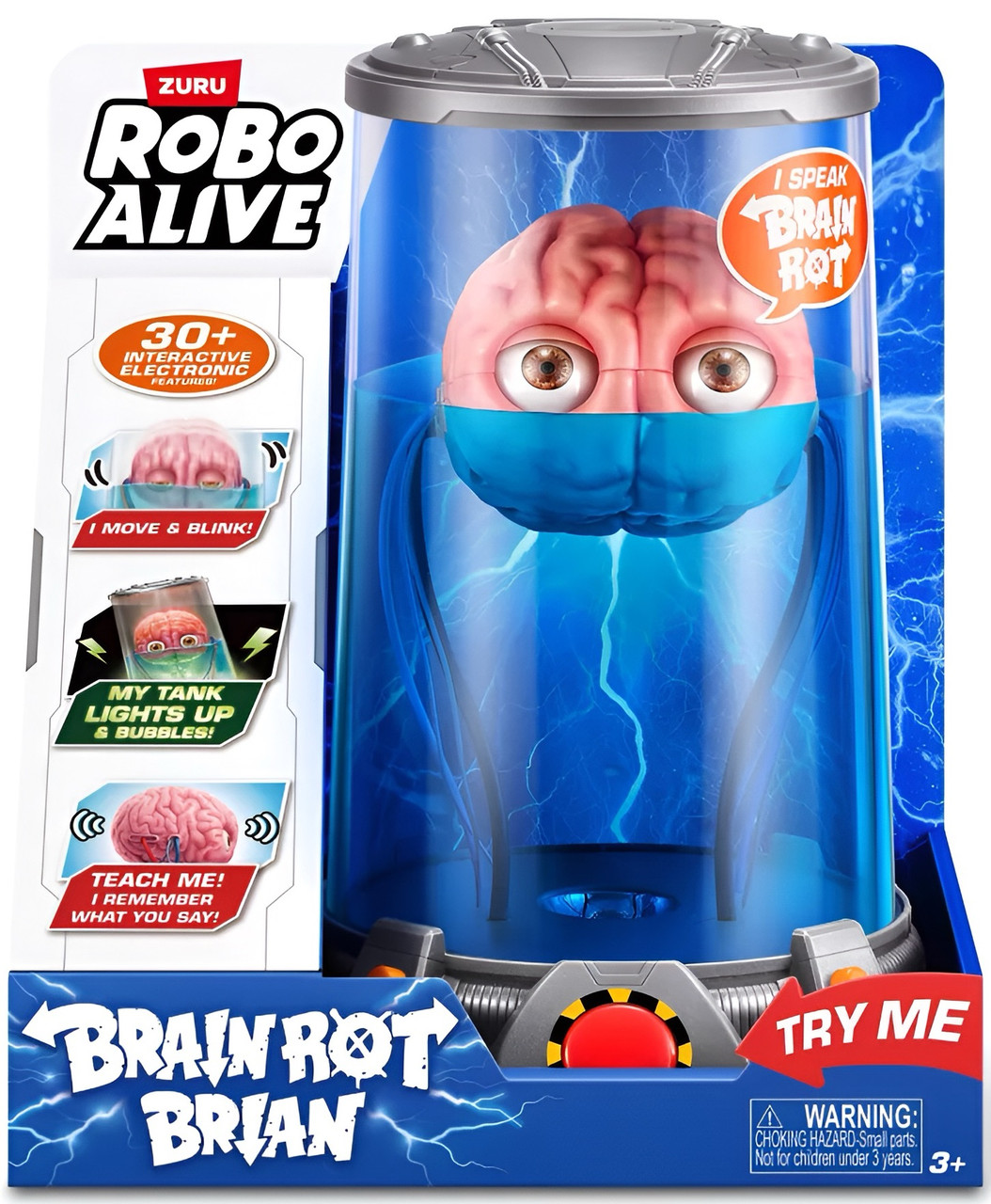 ZURU Robo Alive Brian the Brain Action Figure