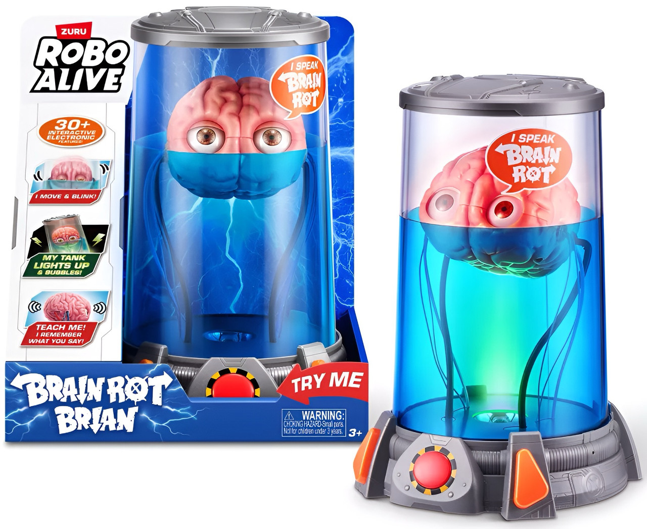 ZURU Robo Alive Brian the Brain Action Figure