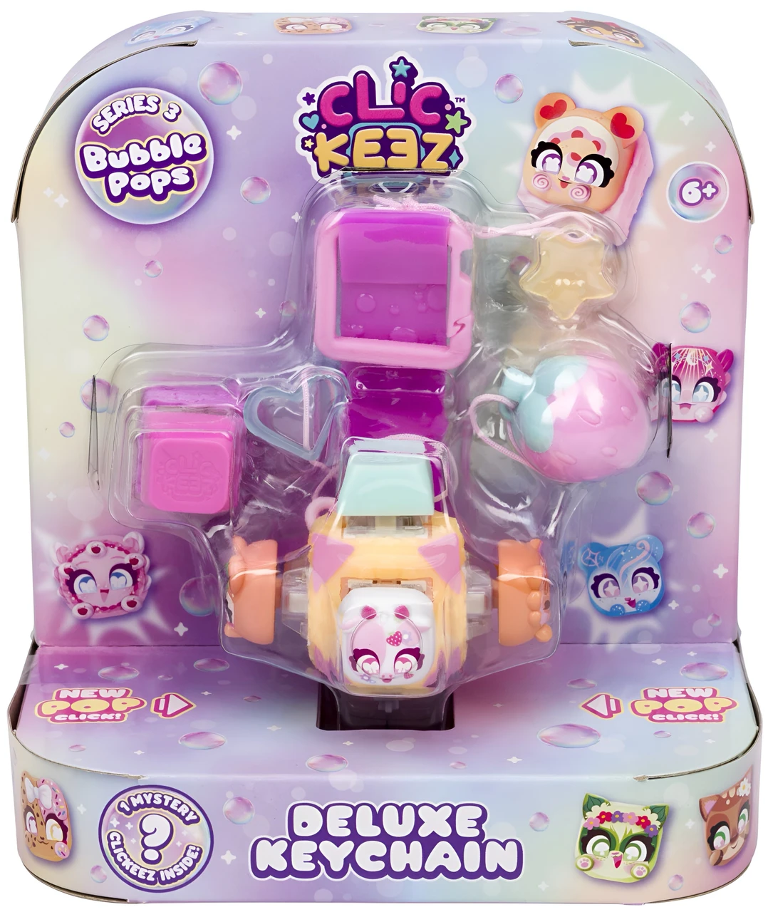 Clickeez Series 3 Bubble Pops - Deluxe Keychain