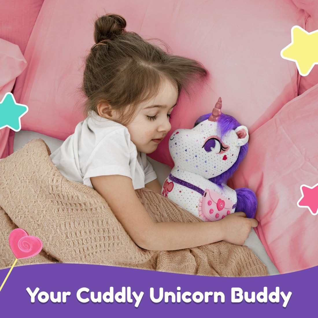 PlayShifu Smart Talking Plush - ZeeZee Unicorn Doll