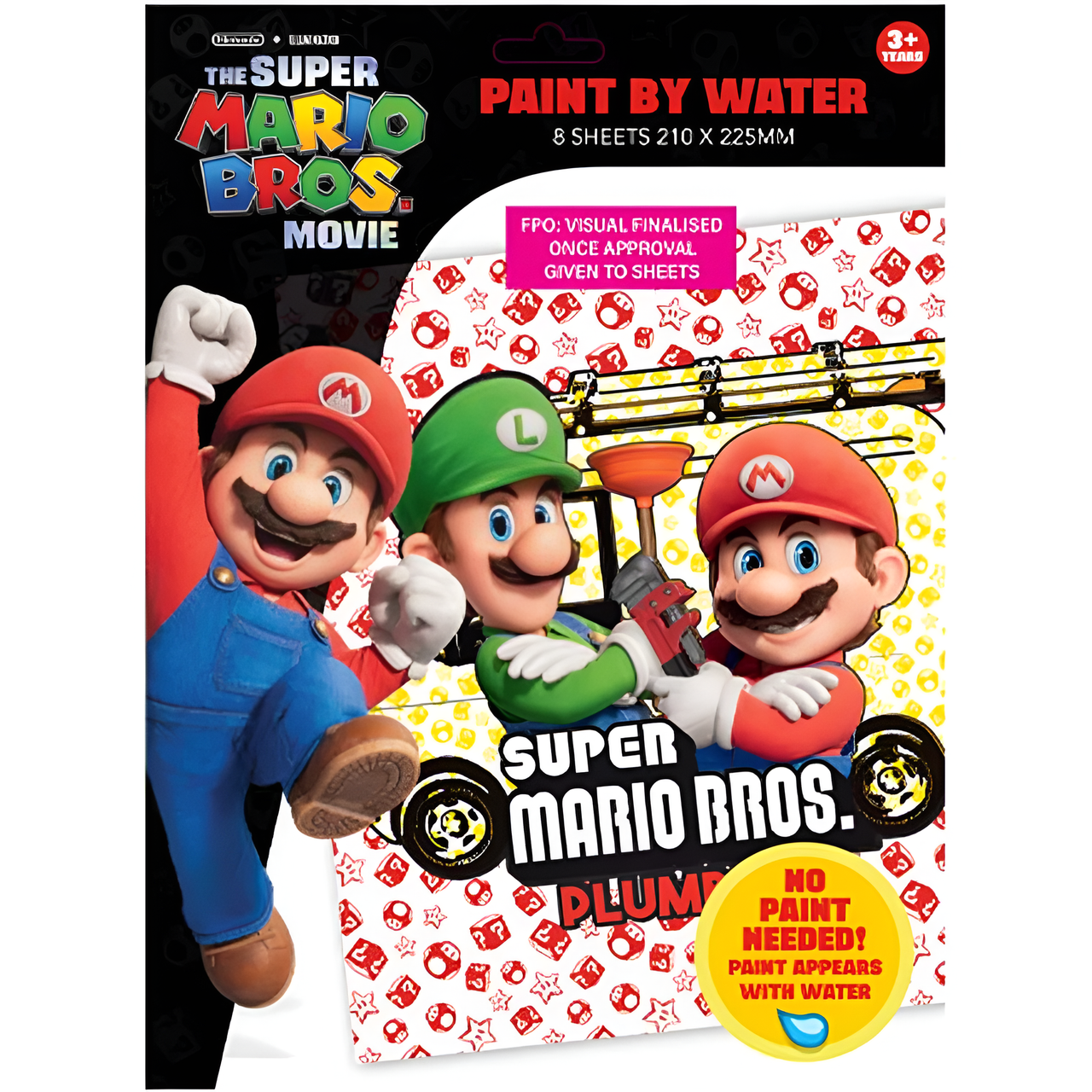 Super Mario - Paint by Water