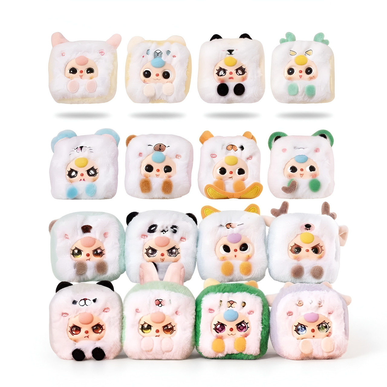 Baby Three Little Mahjong Plush Series Blind Box