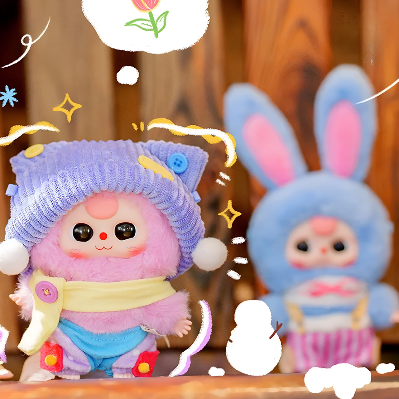 Baby Three Sweet Dream 100% Plush Series Blind Box
