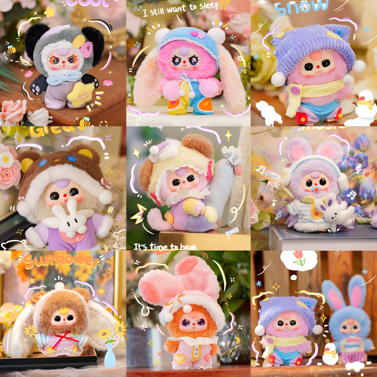 Baby Three Sweet Dream 100% Plush Series Blind Box