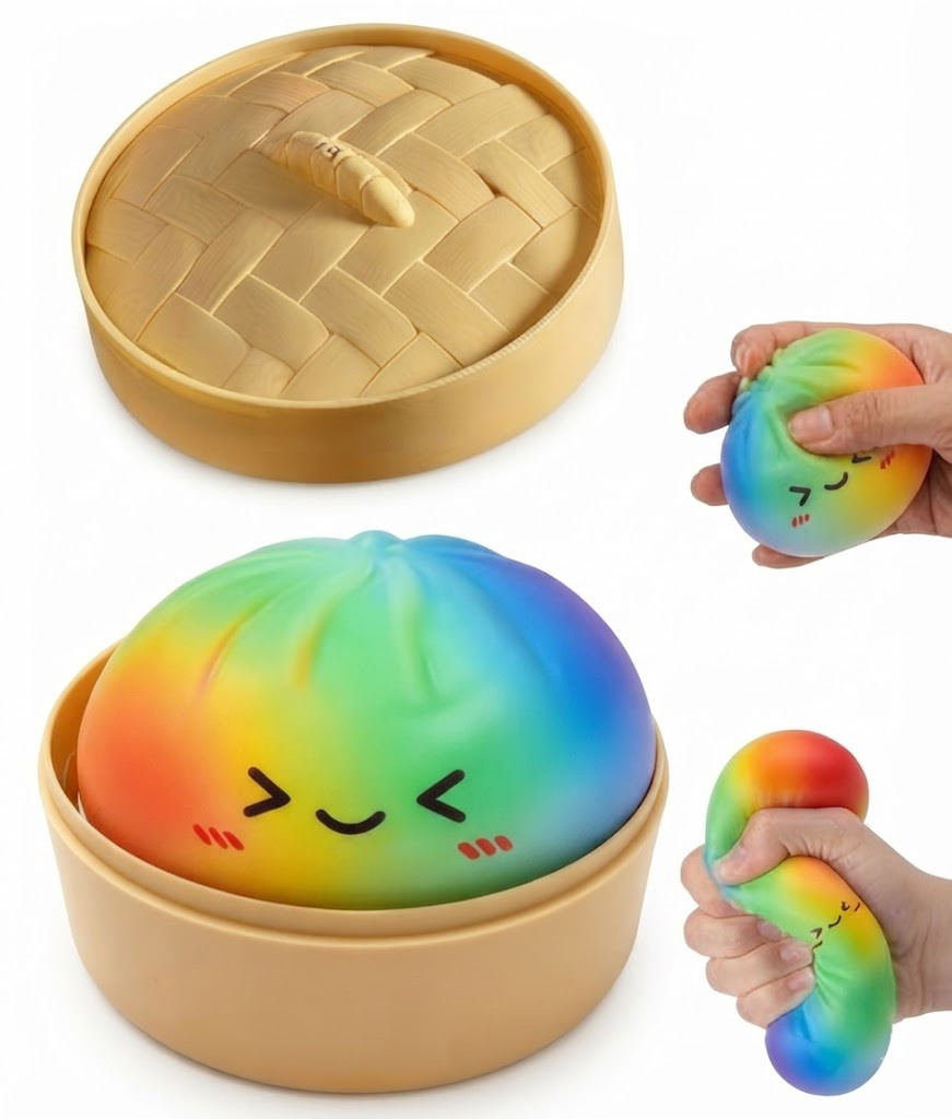 Squishy Dumpling 8.5cm - Rainbow 