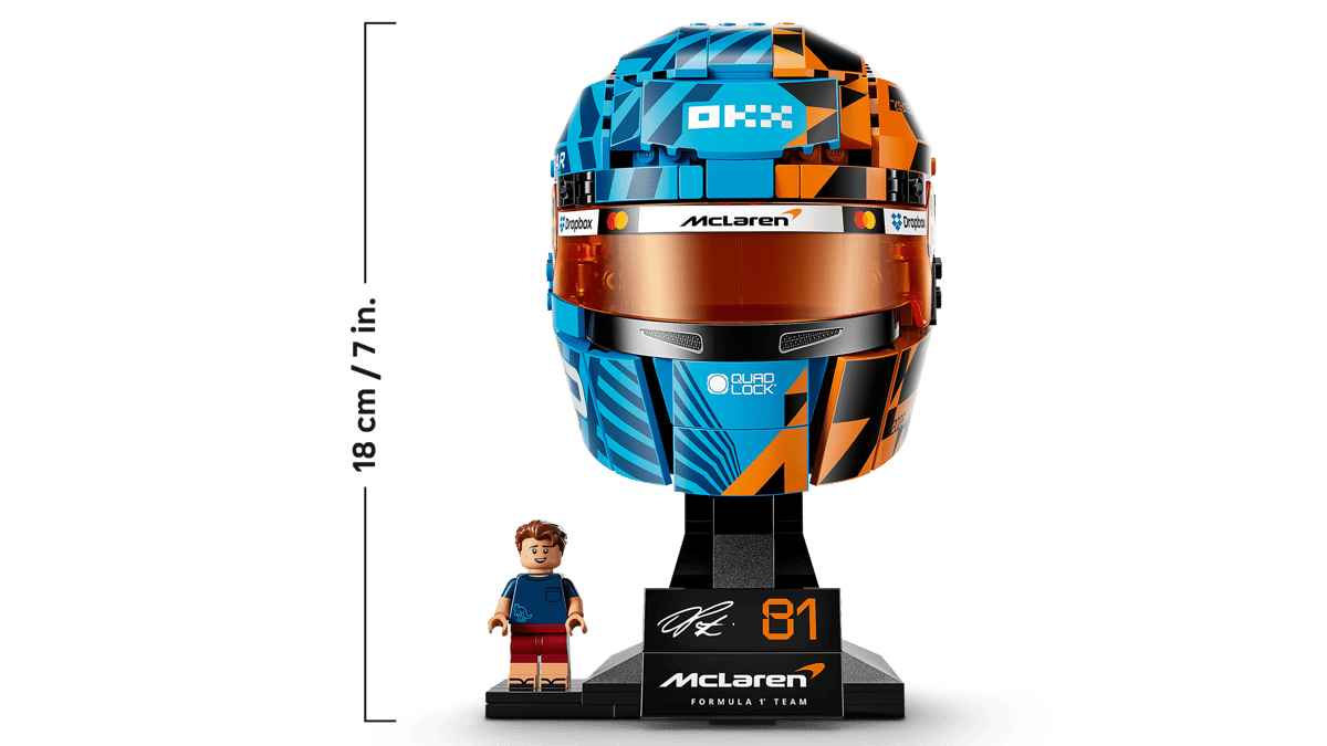 LEGO Editions McLaren Mastercard F1 Team Oscar Piastri Helmet 43017