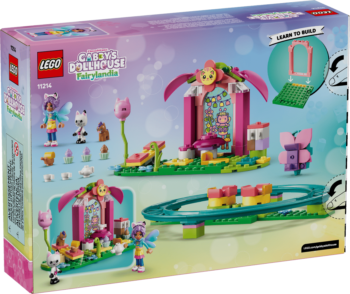 LEGO Gabby's Dollhouse Fairy Roller Coaster and Tea Party 11214
