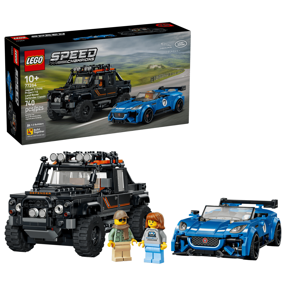 LEGO Speed Champions Jaguar Project 7 & Land Rover Defender 77264
