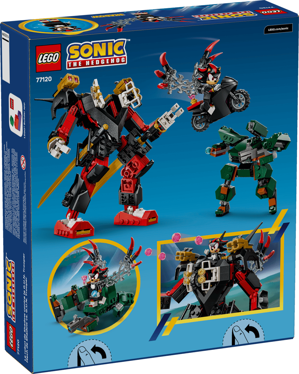 LEGO Sonic the Hedgehog Shadow's Mech vs. G.U.N. Trooper 77120