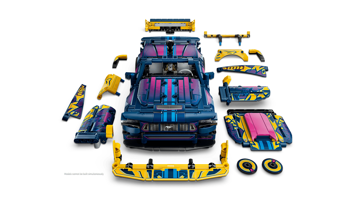 LEGO Technic Custom Garage Ford Mustang GT Car 42236