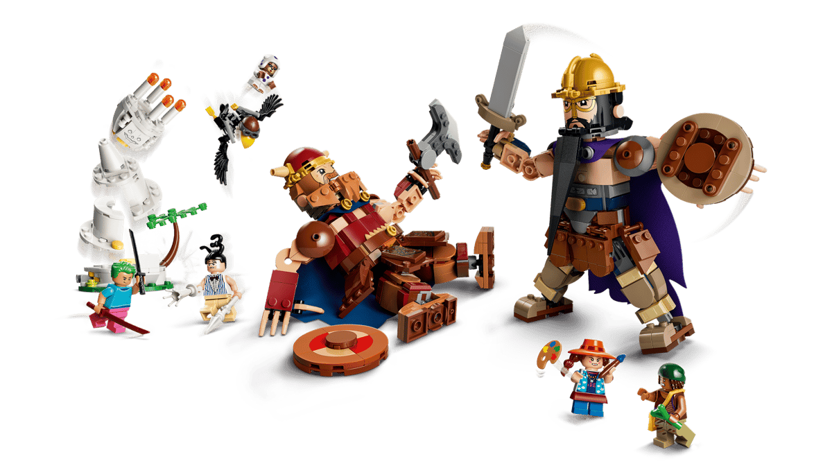LEGO One Piece Dorry vs. Brogy – Giants of Little Garden 75644