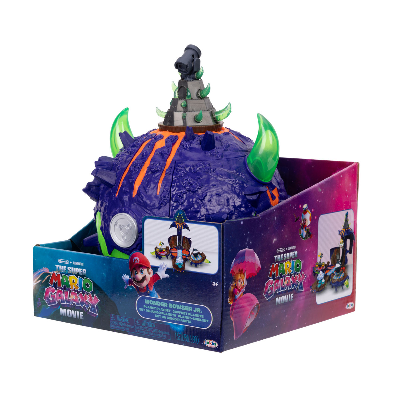 Super Mario Galaxy Movie - Web Bowser Jr Planet Playset