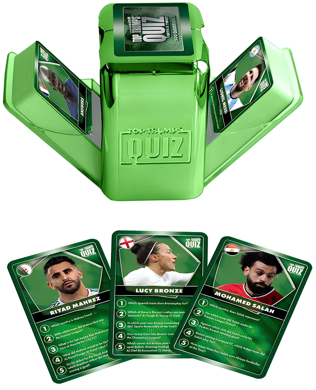 World Football Stars Green Top Trumps Quiz