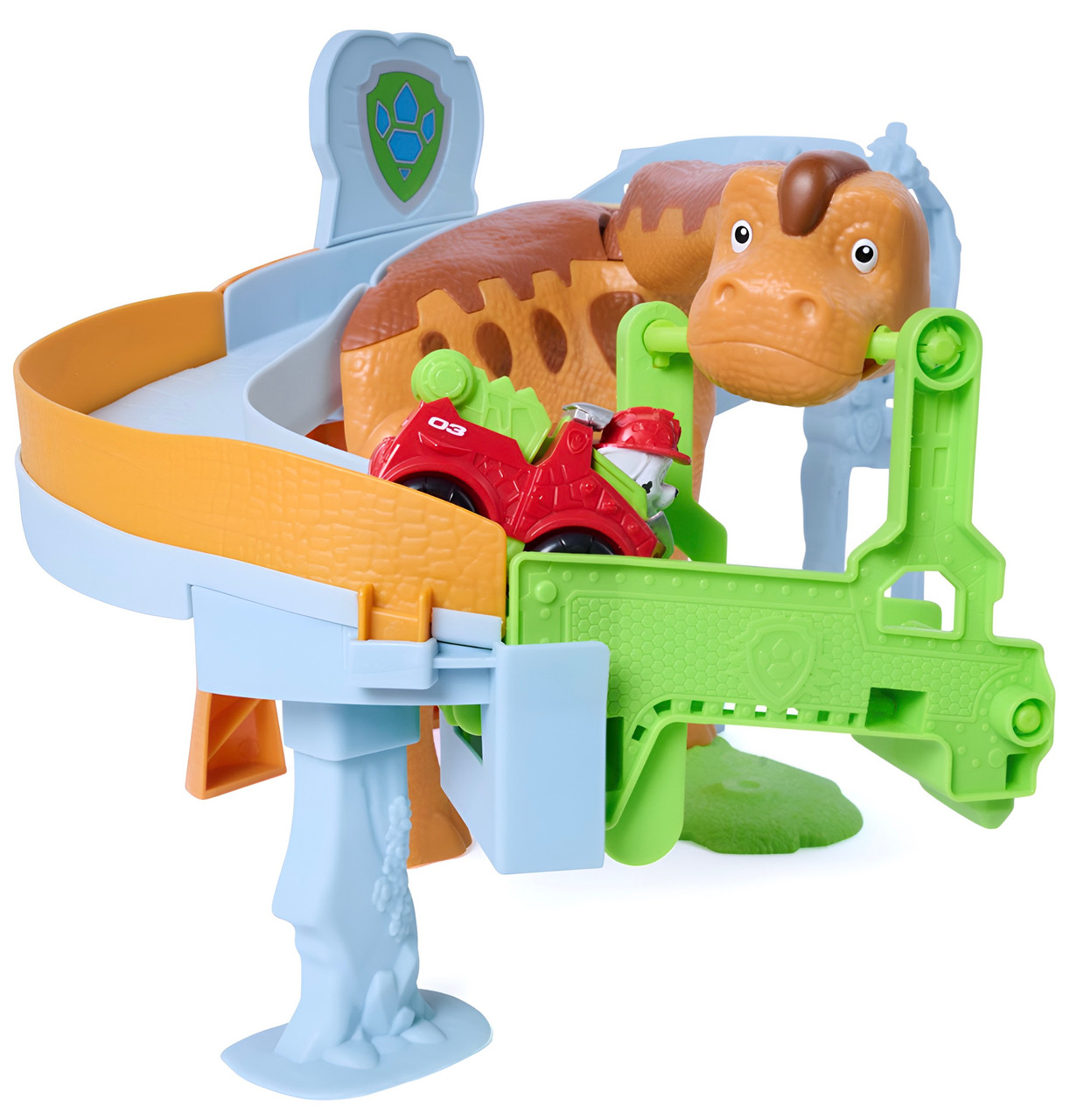 Paw Patrol The Dino Movie - Lift & Race Dino Playset