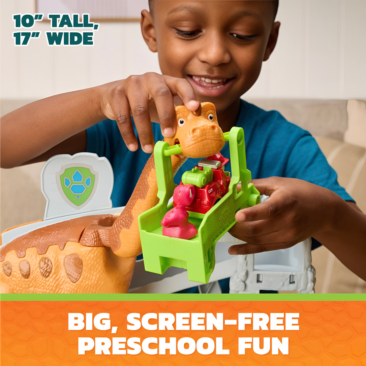 Paw Patrol The Dino Movie - Lift & Race Dino Playset