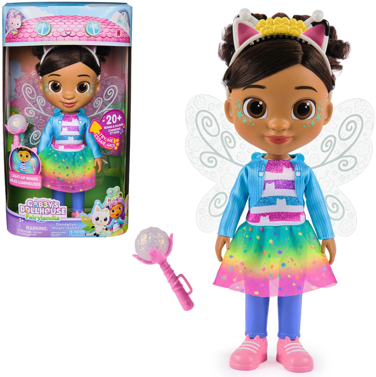 Gabby's Dollhouse Fairylandia Dandelion Magic Gabby Doll