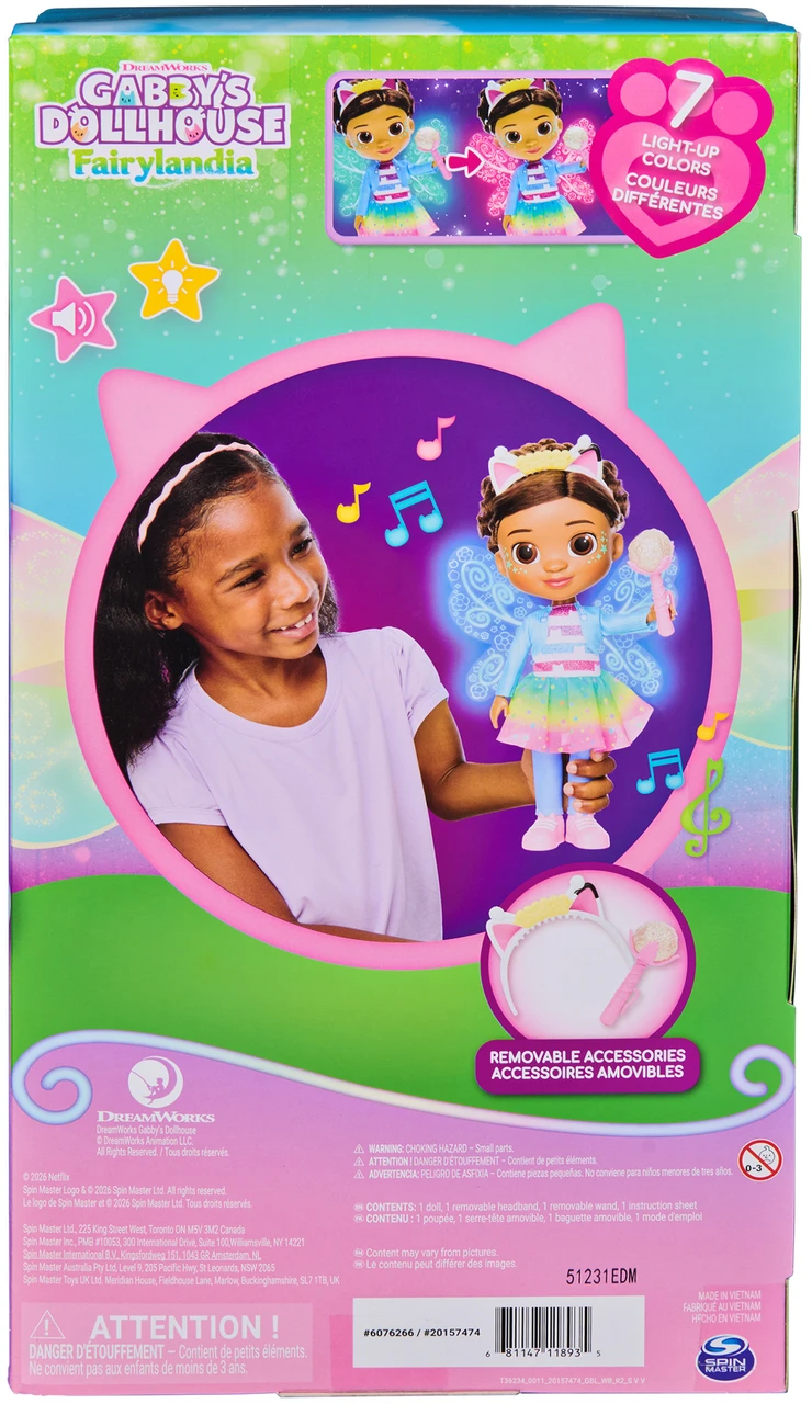 Gabby's Dollhouse Fairylandia Dandelion Magic Gabby Doll