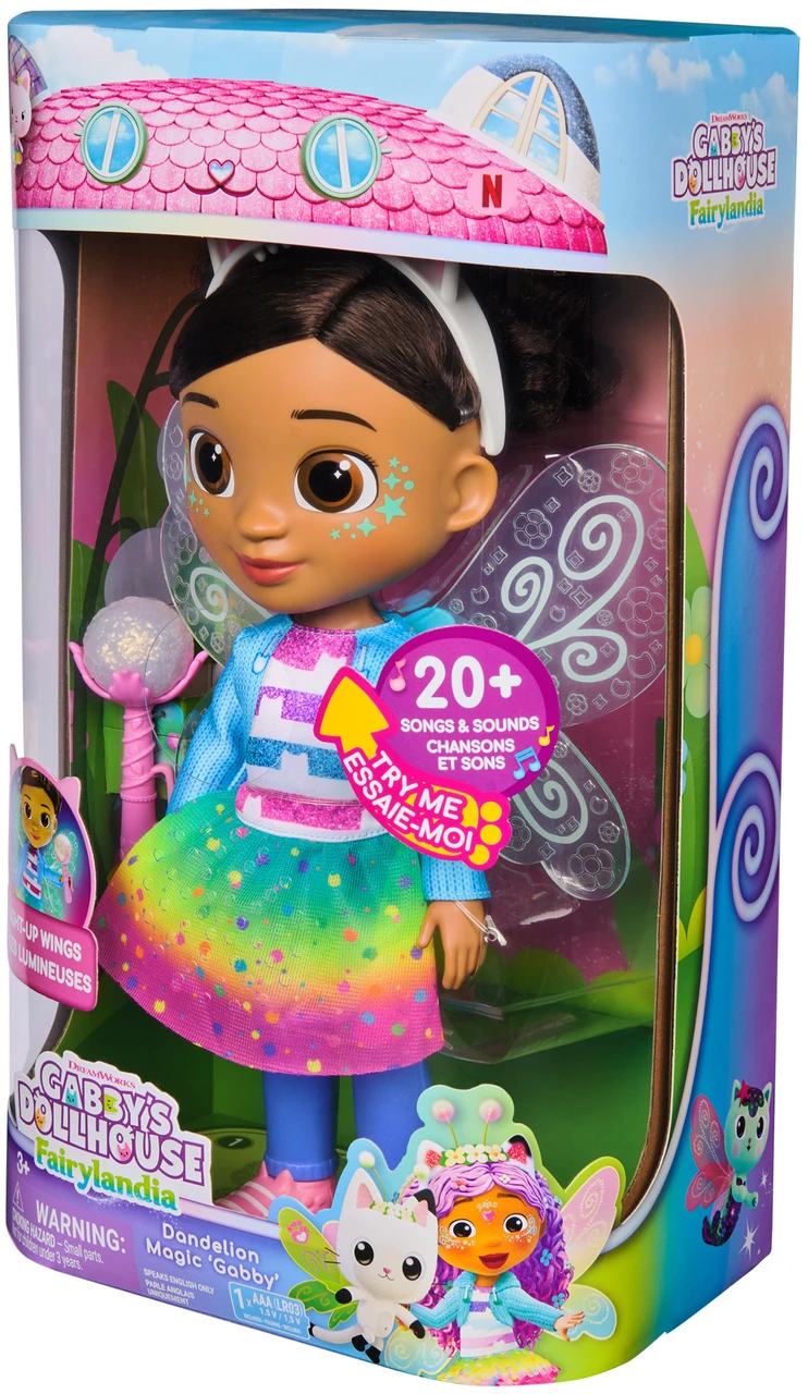 Gabby's Dollhouse Fairylandia Dandelion Magic Gabby Doll