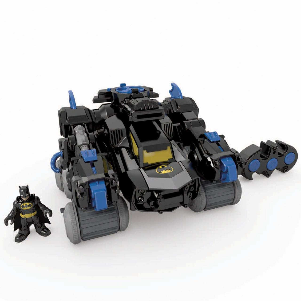 imaginext dc super friends remote control transforming batbot
