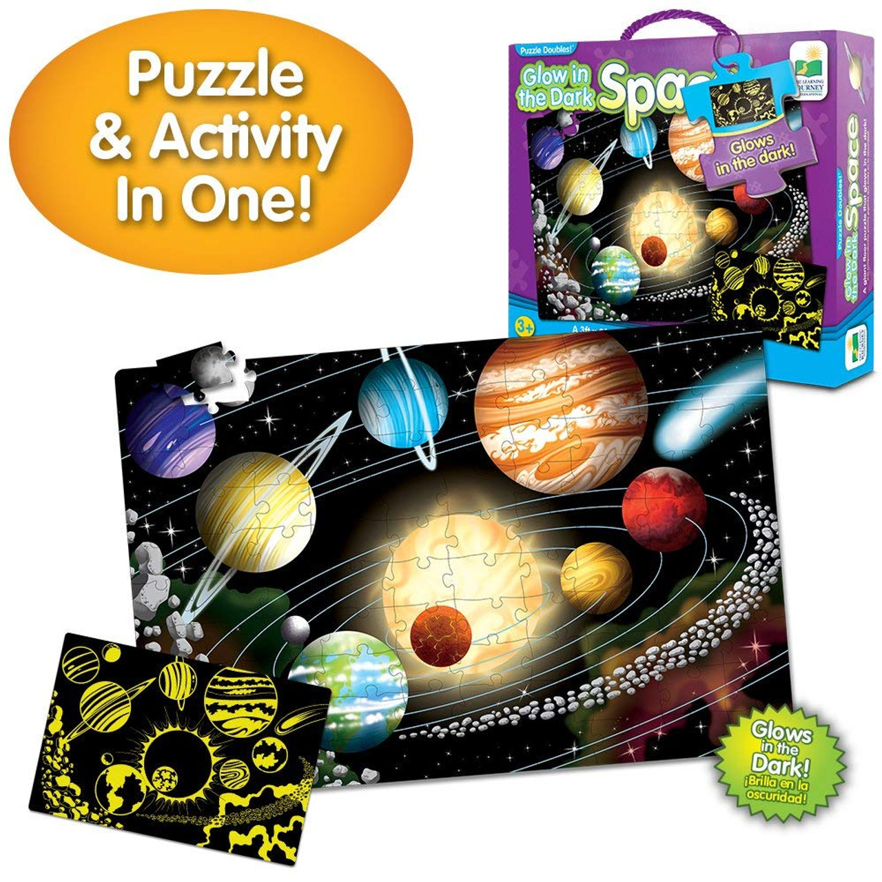 Puzzle Doubles Glow In The Dark Space Puzzle Doubles Glow In The Dark Space