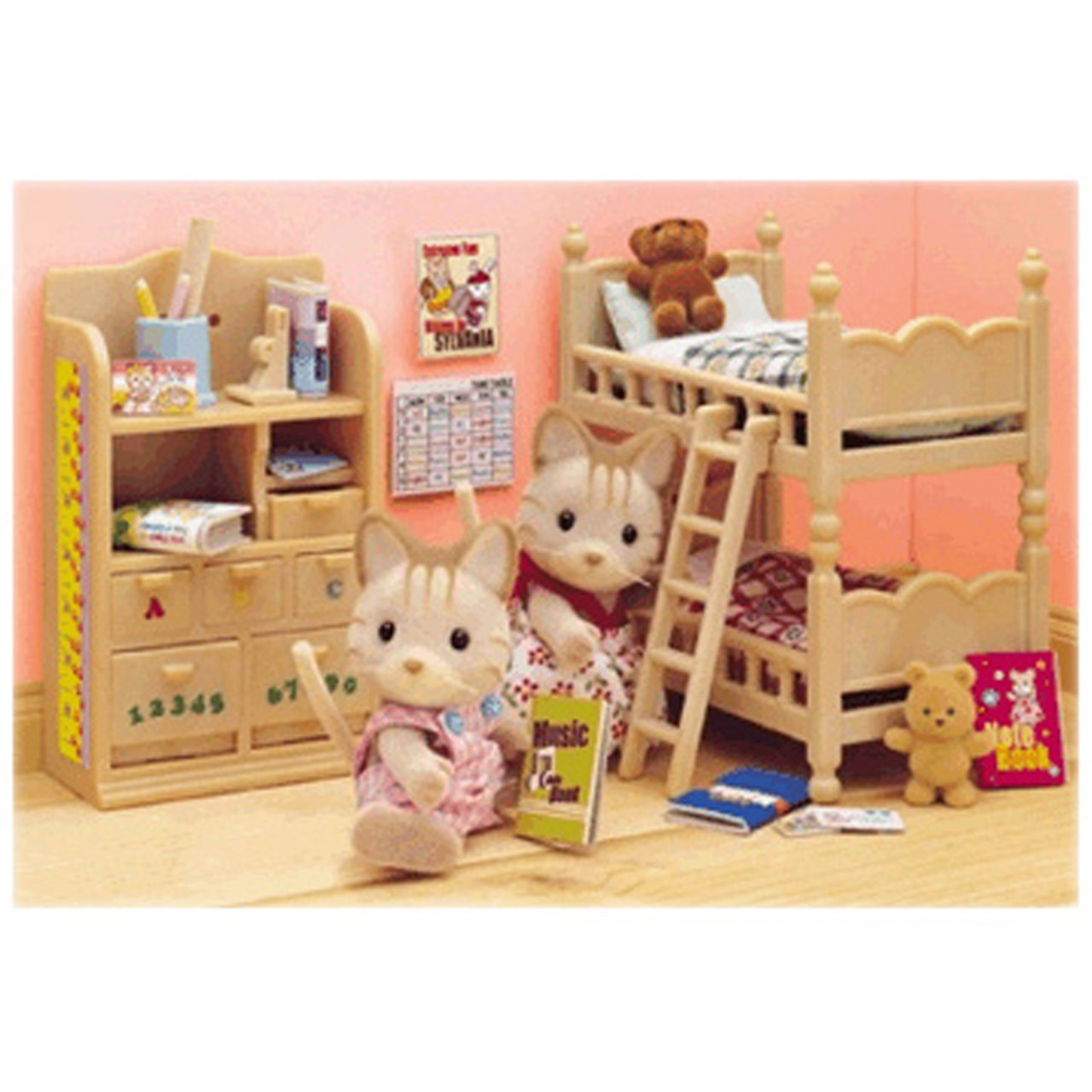 Sylvanian Families Children S Bedroom Furniture Set Toymate