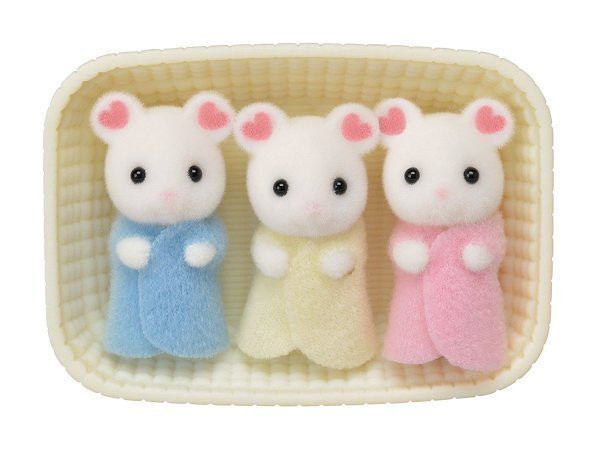 Sylvanian Families - Marshmallow Mouse Triplets | SF5337