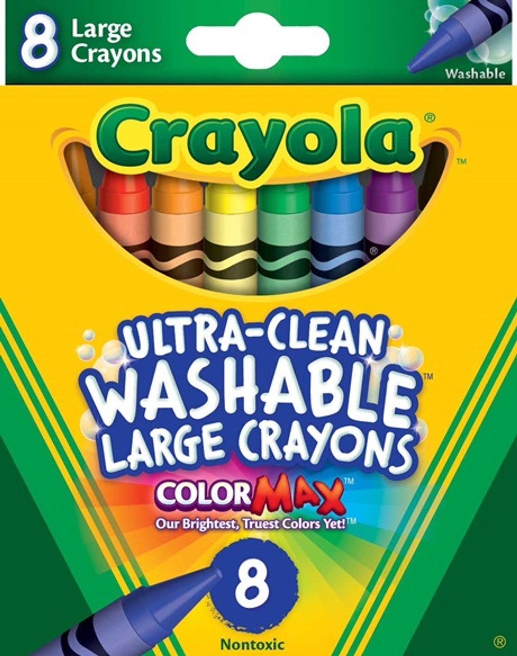 Crayola 8 Washable Large Crayons