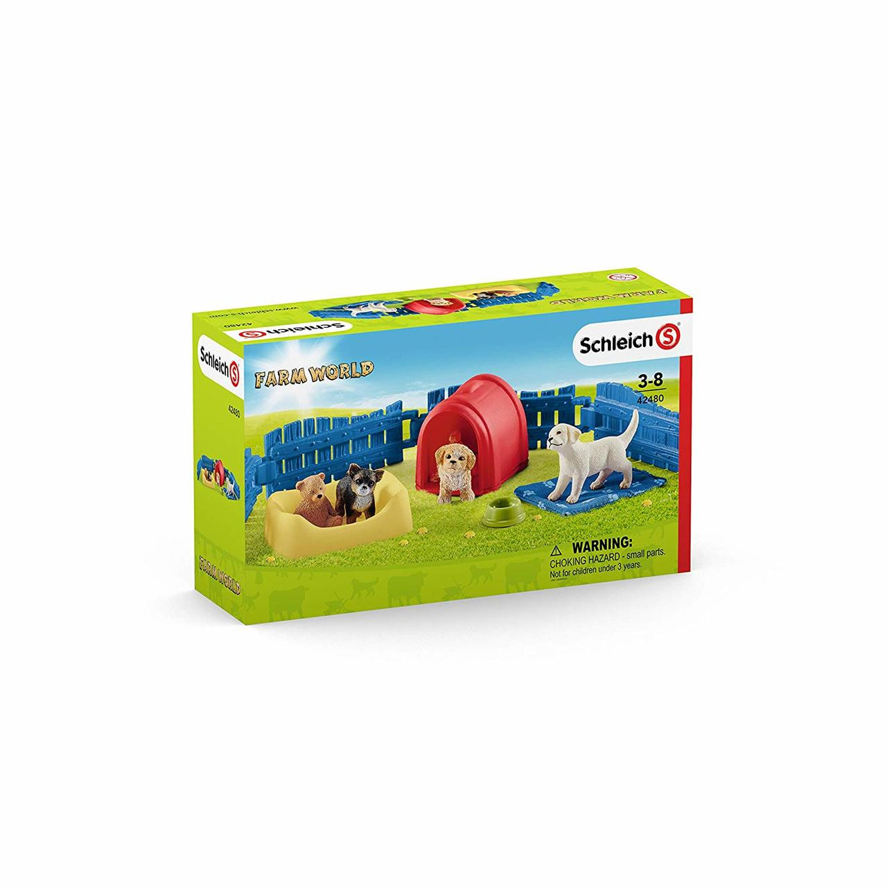 Schleich-Puppy Pen | SC42480 Schleich-Puppy Pen | SC42480