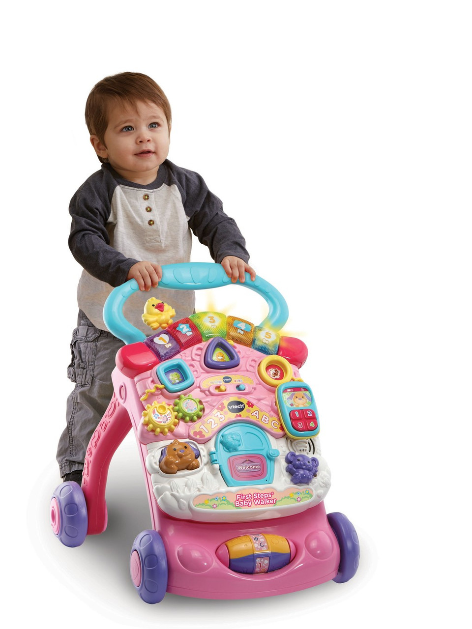 vtech baby walker pink